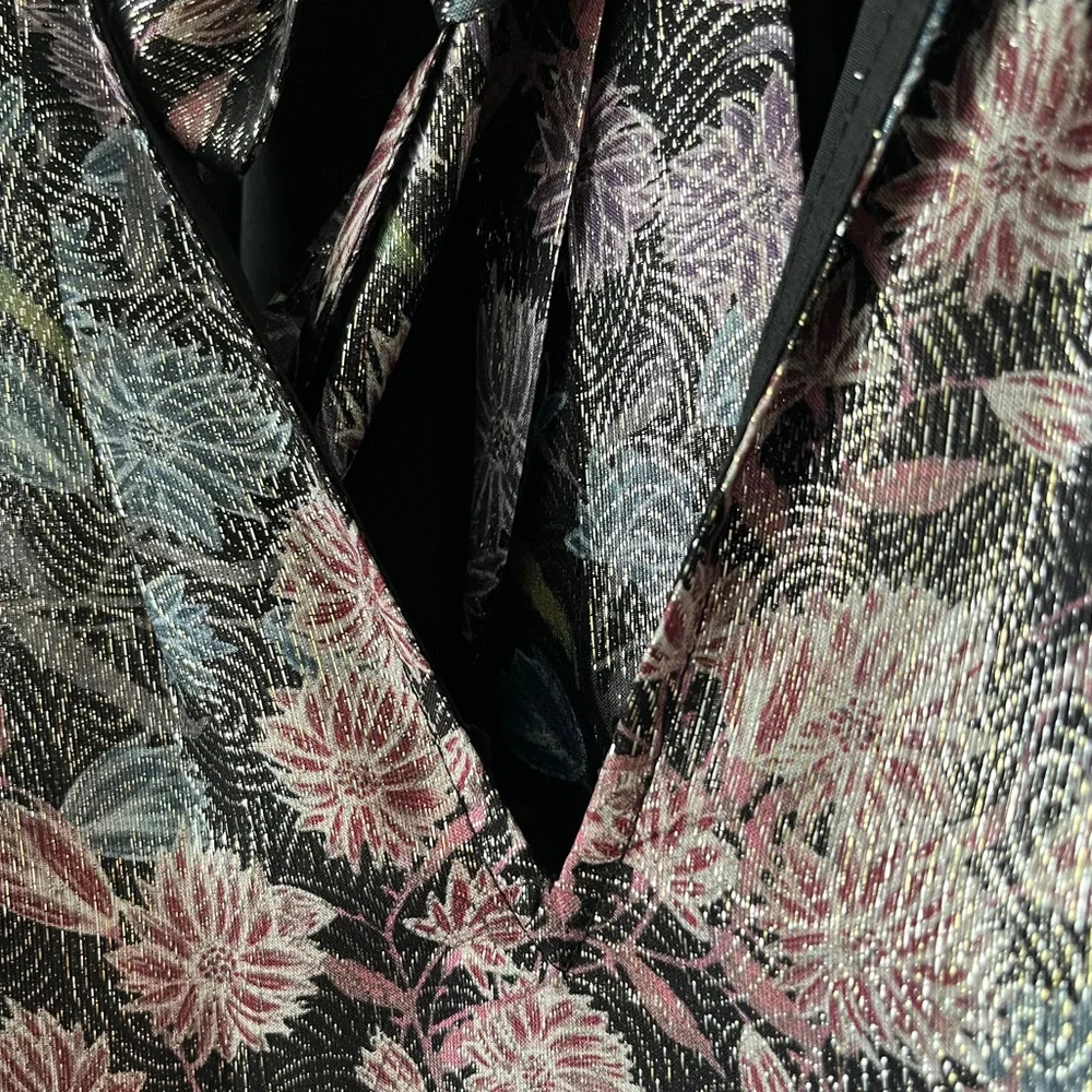 J.Crew Collection Metallic Jacquard Chiffon, Medium